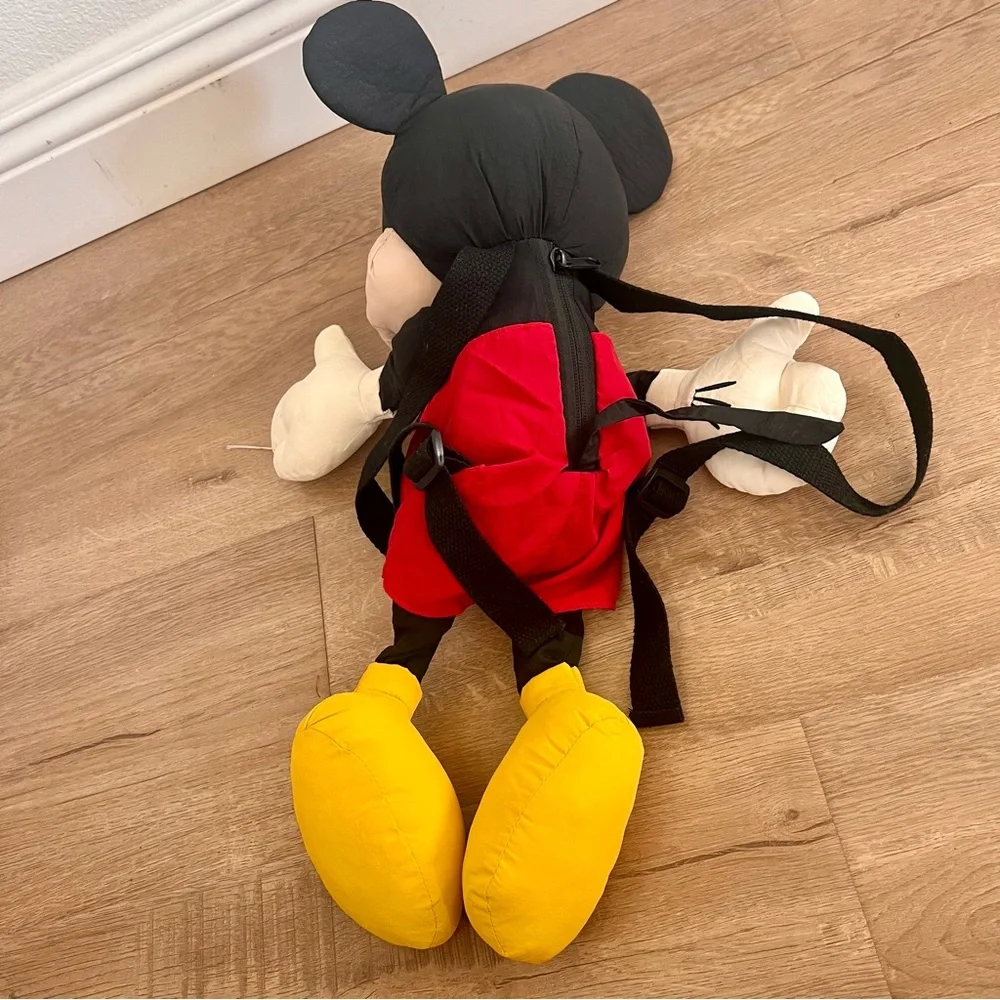 Disney Baby Mickey Mouse Plush Stuffed Animal Zara Baby Backpack‎